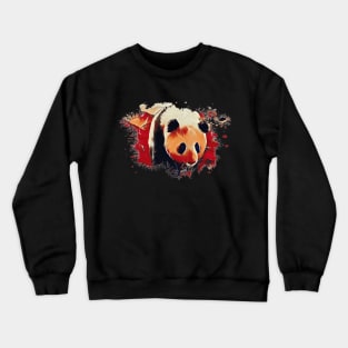 Panda bear art design Crewneck Sweatshirt